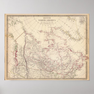 Großbritannien Nordamerika Poster
