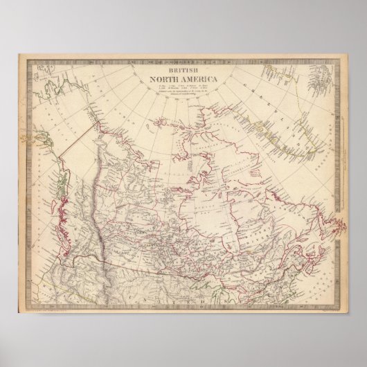 Großbritannien Nordamerika Poster (Vorne)