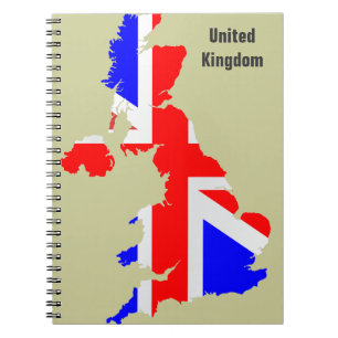 Großbritannien Notebook Notizblock