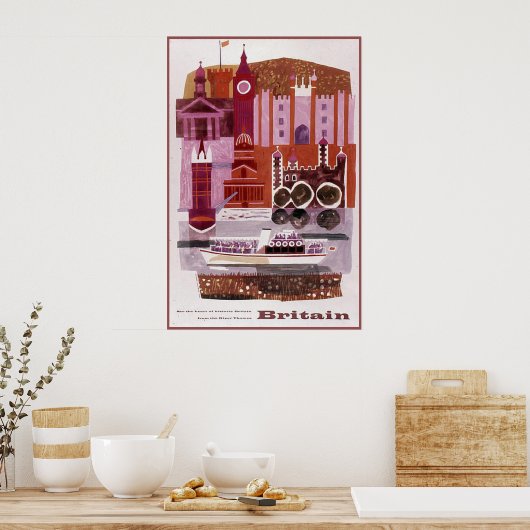 Großbritannien Poster (Küche)