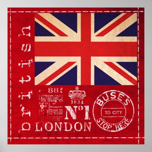 Großbritannien Poster (Vorne)