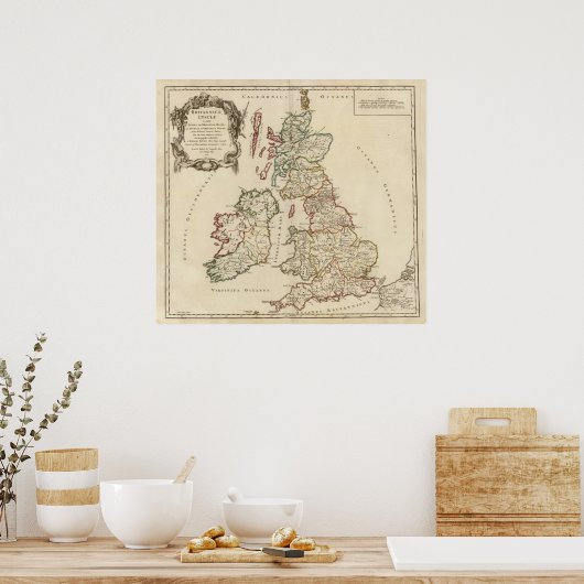 Großbritannien Poster (Küche)