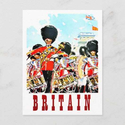 Großbritannien Royal Garards Vintage Reise Postcar Postkarte (Vorderseite)
