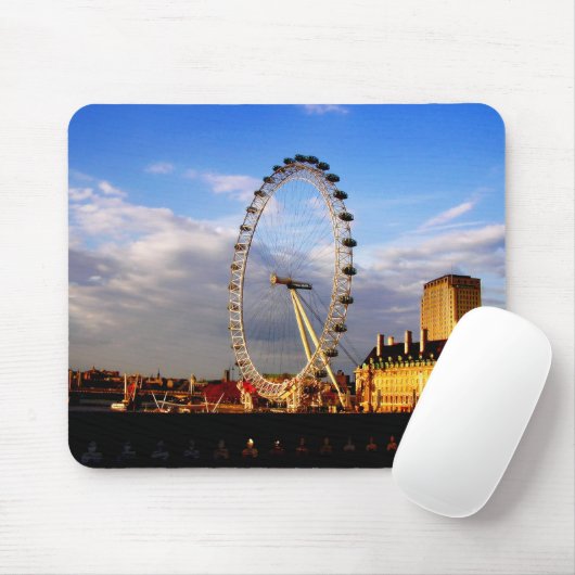 Großbritannien Schöne LONDON EYE Landschaft Mousepad (Mit Mouse)