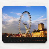 Großbritannien Schöne LONDON EYE Landschaft Mousepad (Vorne)