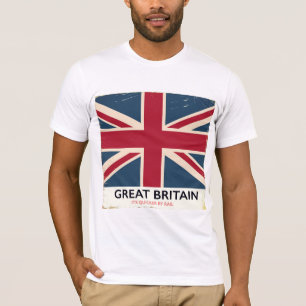 Großbritannien "Sein schneller per Bahn" Vintage-P T-Shirt