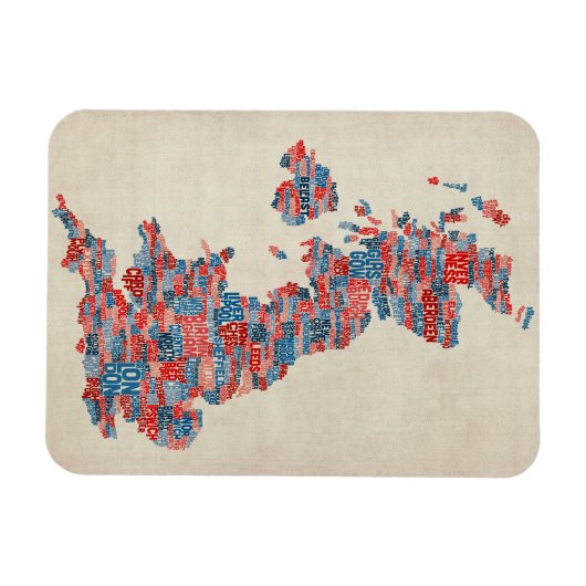 Großbritannien - Stadt Magnet (Horizontal)