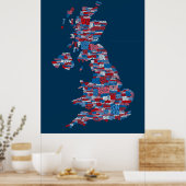 Großbritannien - Stadt Poster (Küche)