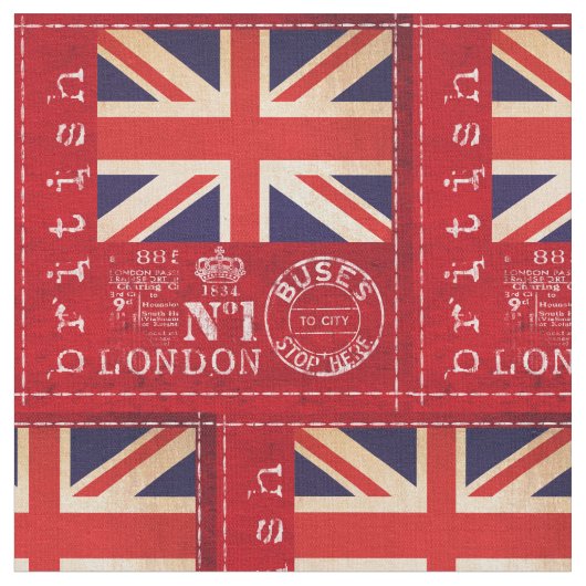 Großbritannien Stoff (Nahaufnahme)