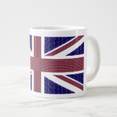 Großbritannien Unabhängigkeitstag, England-Flagge Jumbo-Tasse (Vorderseite Rechts)