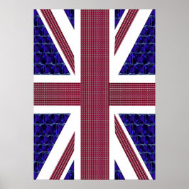 Großbritannien Unabhängigkeitstag, England-Flagge Poster