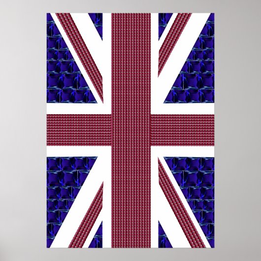 Großbritannien Unabhängigkeitstag, England-Flagge Poster (Vorne)