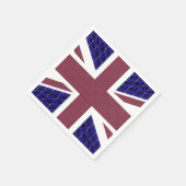 Großbritannien Unabhängigkeitstag, England-Flagge Serviette (Ecke)