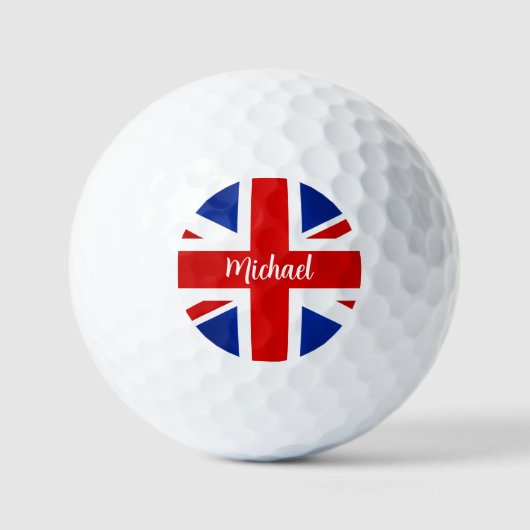 Großbritannien Vereinigtes Königreich Name der Fla Golfball (Vorderseite)