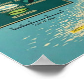 Großbritannien ~Vintag Britisches Reiseplakat. Poster (Ecke)