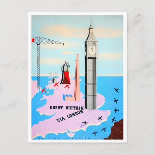 Großbritannien Vintage Reise Postcard Postkarte (Vorderseite)