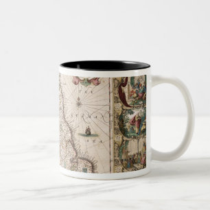 Großbritannien, wie es in das Tyme des Engli Zweifarbige Tasse