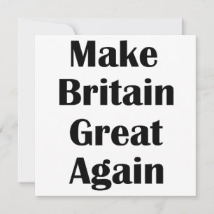 Großbritannien wieder groß machen