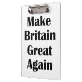Großbritannien wieder groß machen klemmbrett (Links)