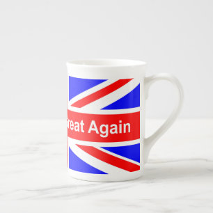 Großbritannien wieder groß machen und Britisch kau Porzellantasse