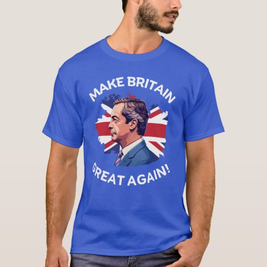Großbritannien wieder Großbritannien Nigel Farage T-Shirt (Vorderseite)