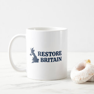 Großbritannien wiederherstellen kaffeetasse