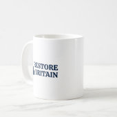 Großbritannien wiederherstellen kaffeetasse (Vorderseite Links)