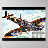 Großbritanniens neue Spitfire Poster (Vorne)