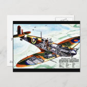 Großbritanniens neue Spitfire Postkarte (Vorne/Hinten)