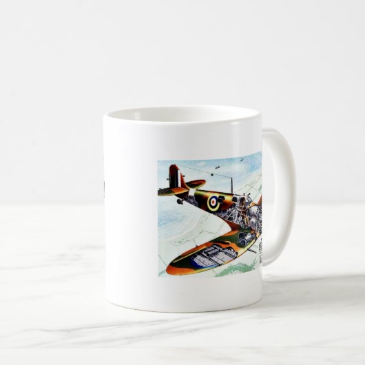 Großbritanniens neuer Spitfire Kaffeetasse (VorderseiteRechts)