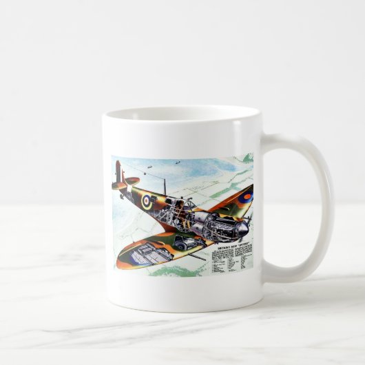 Großbritanniens neuer Spitfire Kaffeetasse (Rechts)
