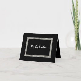 GROSSBRUDER - Sei mein Trauzeuge - Karton Einladung