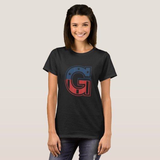 Großbuchstabe G T-Shirt (Vorne ganz)