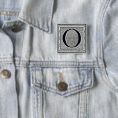 Großbuchstabe "O" Holzschnitt Initiale Button (Beispiel)