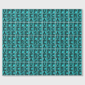 Großbuchstabe, Schreibstil Geschenkpapier (Flach)