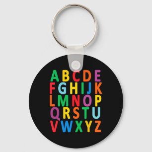 Großbuchstaben Alphabet Lernen Abc Junge Mädchen K Schlüsselanhänger