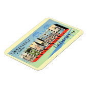Großbuchstaben Gruß Oakland Kalifornien Vintag Magnet (Linke Seite)