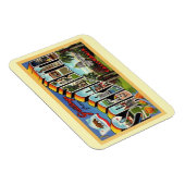 Großbuchstaben Gruß Sacramento Kalifornien Magnet (Rechte Seite)