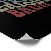 Großbuchstaben Und Punkte Bruh Poster (Ecke)
