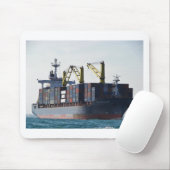 GroßContainerschiff am Anker Mousepad (Mit Mouse)