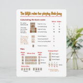 Großdruck BMJA ordnet Karte - zählend an (Stehend Vorderseite)