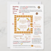 Großdruck - das Kartenspiel - Unterschiede Einladung (Rückseite)