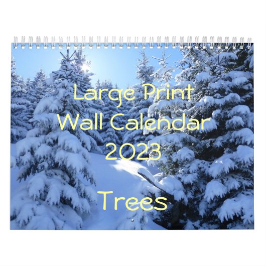 Großdruck-Wandkalender 2015 - Bäume Kalender (Titelbild)