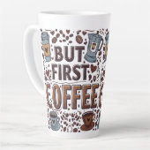 Grosse 17 oz Latte Tasse für Kaffeeliebhaber (Linke Ecke)