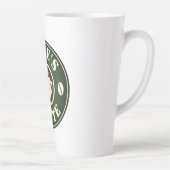 Große, 17 Unzen große Latte-Tasse mit individuelle Milchtasse (Rechts)