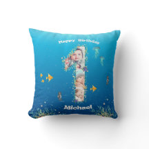 Große 1. Geburtstag unter dem Meer FotoCollage