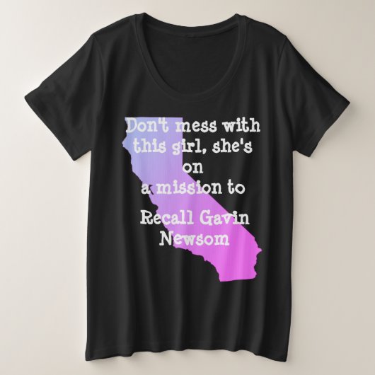 Größe 1x bis 4x große größe T-Shirt (Design vorne)