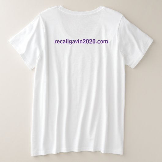 Größe 1x bis 4x plus T - Shirt (Design Rückseite)