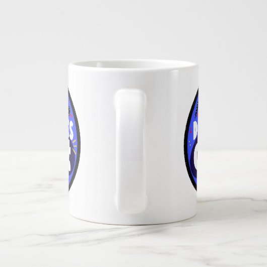 Große 20oz #diabteschat Space Tasse (mit Logo) (Rückseite)