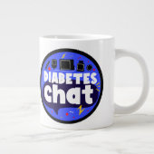 Große 20oz #diabteschat Space Tasse (mit Logo) (Rechts)